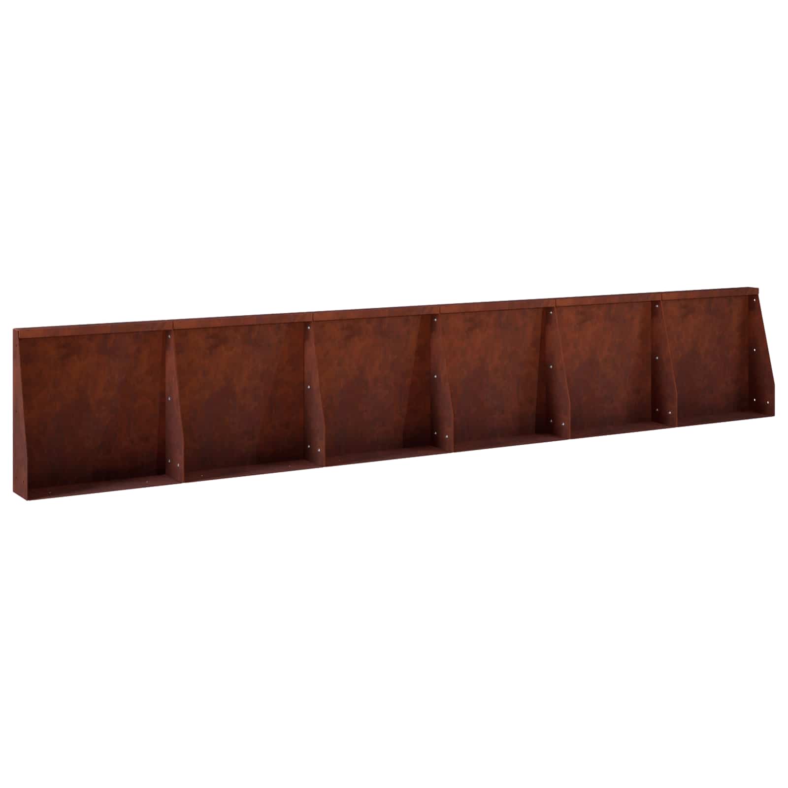 Задържащи стени 6 бр. 40 x 12 x 40 см Кортенова стомана — изображение 3