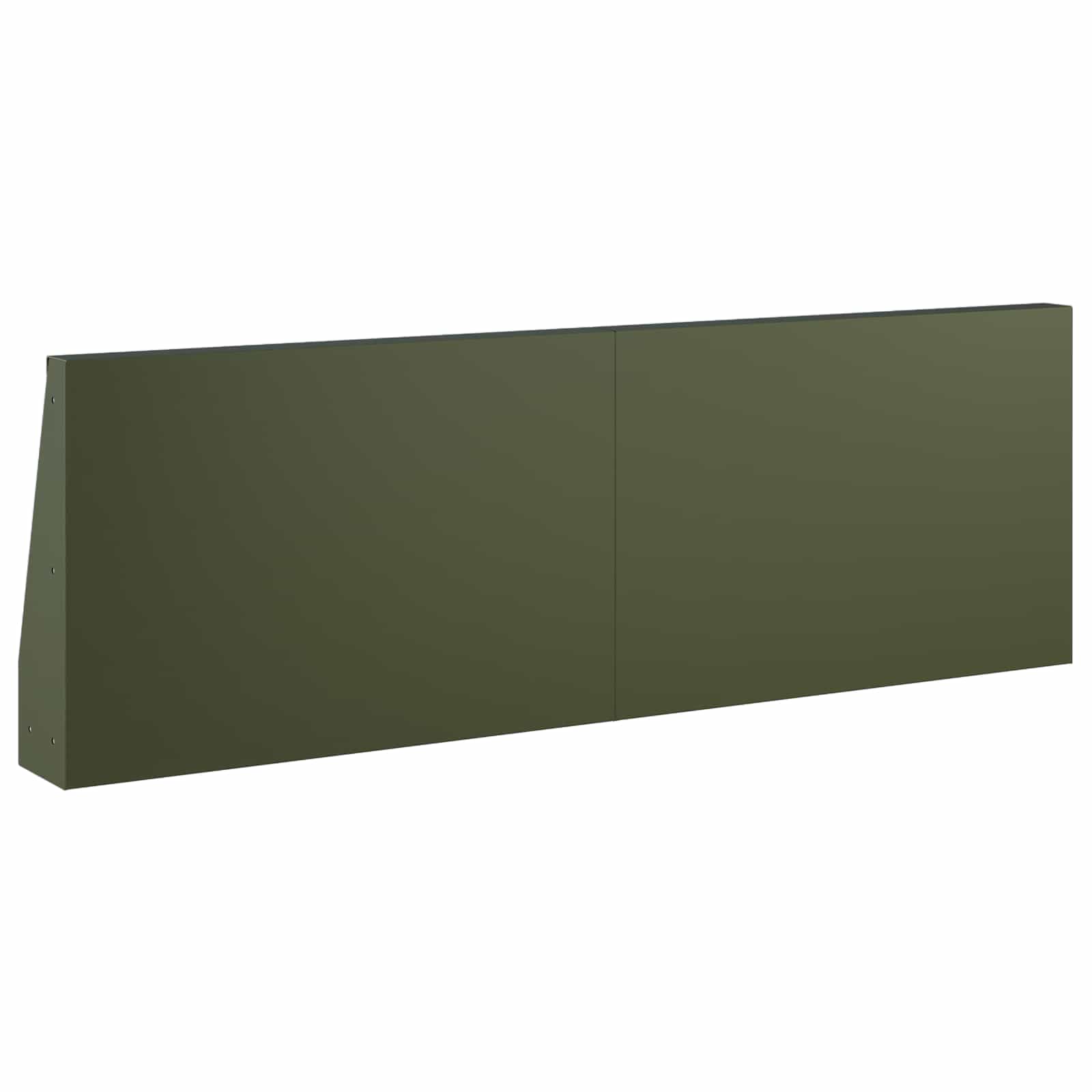 Zadrževanje stene 6 kos 60 x 12 x 30 cm Jeklo Olivno zelena