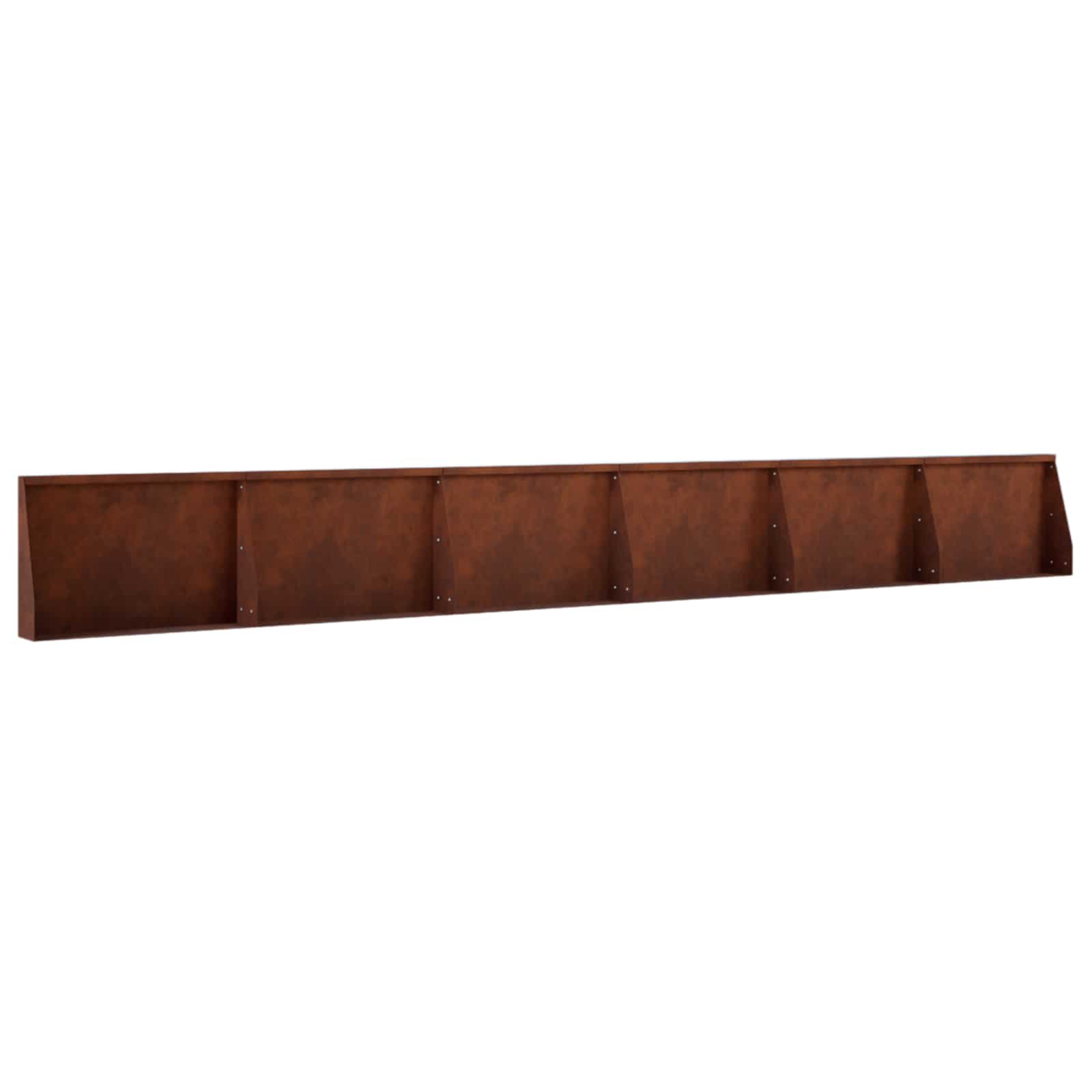 Задържащи стени 6 бр. 60 x 12 x 50 см Кортенова стомана — изображение 2