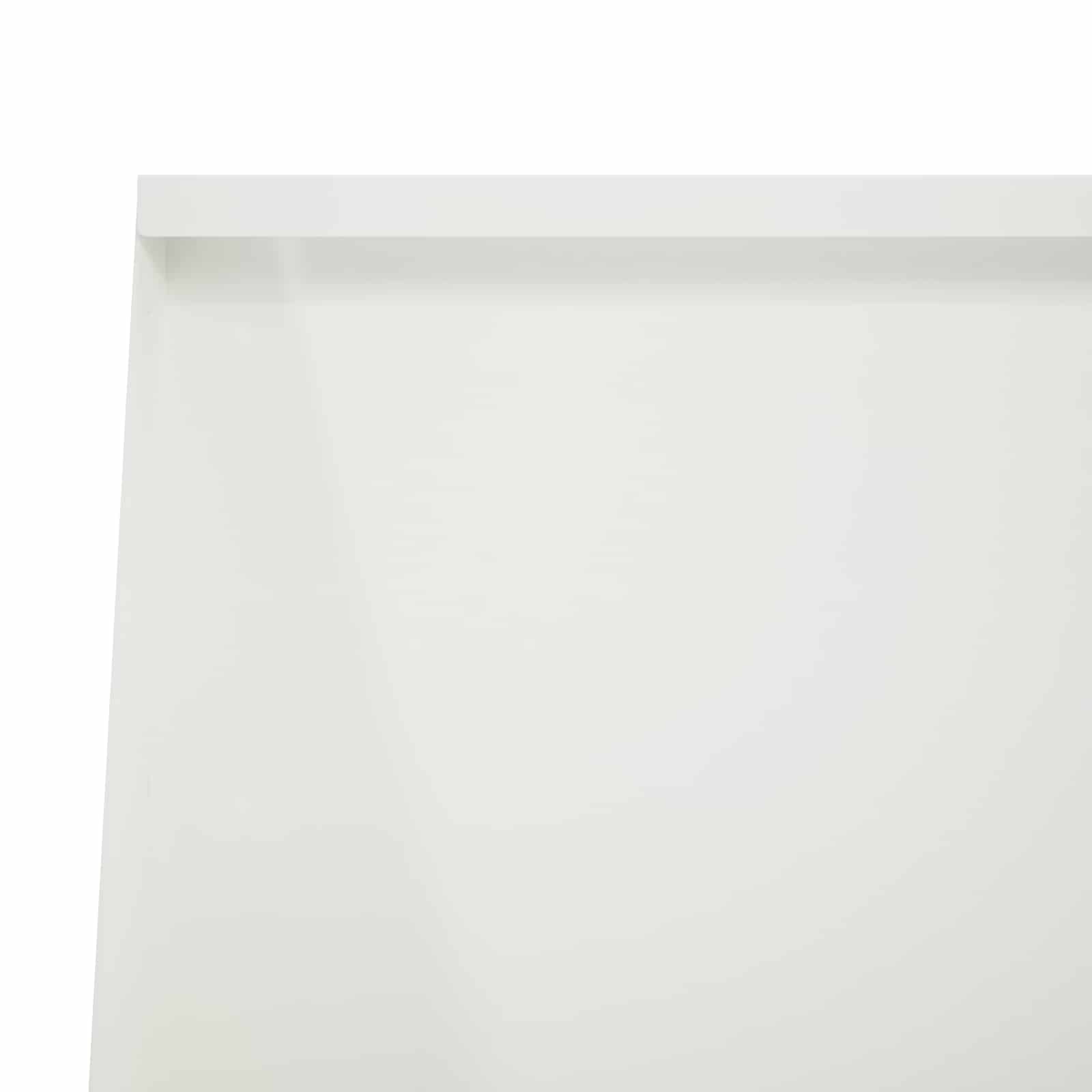 Zadrževanje stene 6 kos 80 x 12 x 30 cm Jeklo Bela