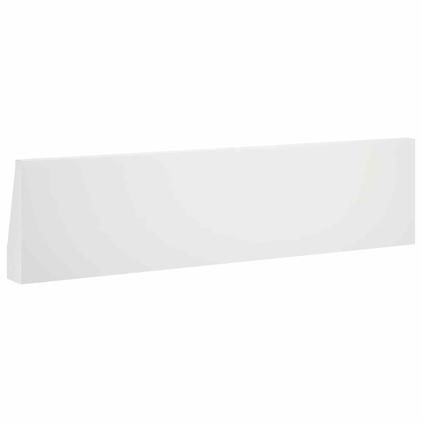 Zadrževanje stene 6 kos 80 x 12 x 50 cm Jeklo Bela