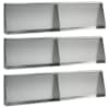 vidaXL Tugisein 6 tk 80 x 12 x 50 cm Tsingitud teras H&otilde;bedane