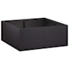 vidaXL Tugisein 4 tk 100 x 100 x 30 cm Teras Must