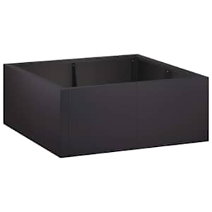 vidaXL Tugisein 4 tk 100 x 100 x 30 cm Teras Must