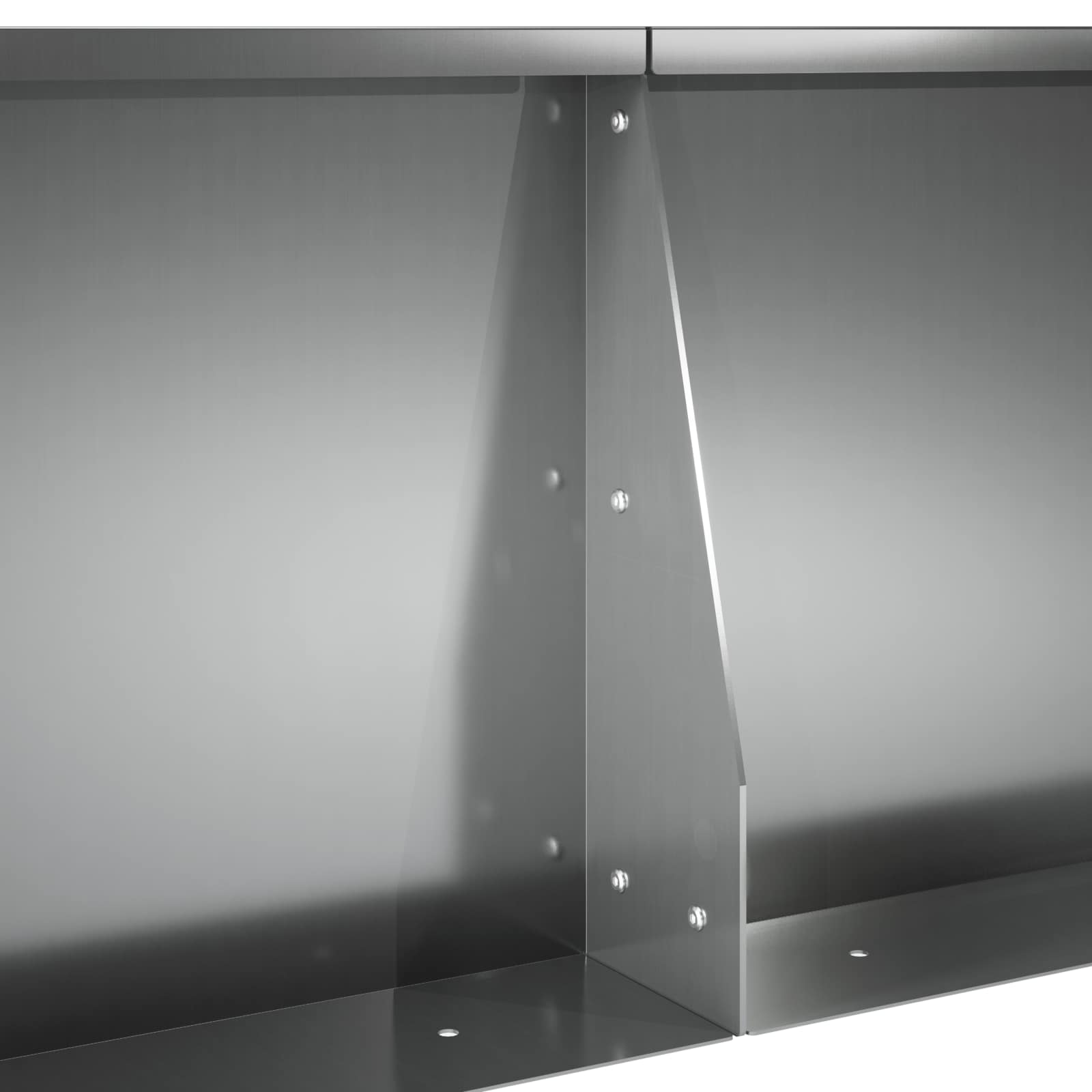 Zadrževanje stene 4 kos 100 x 100 x 50 cm Pocinkano jeklo