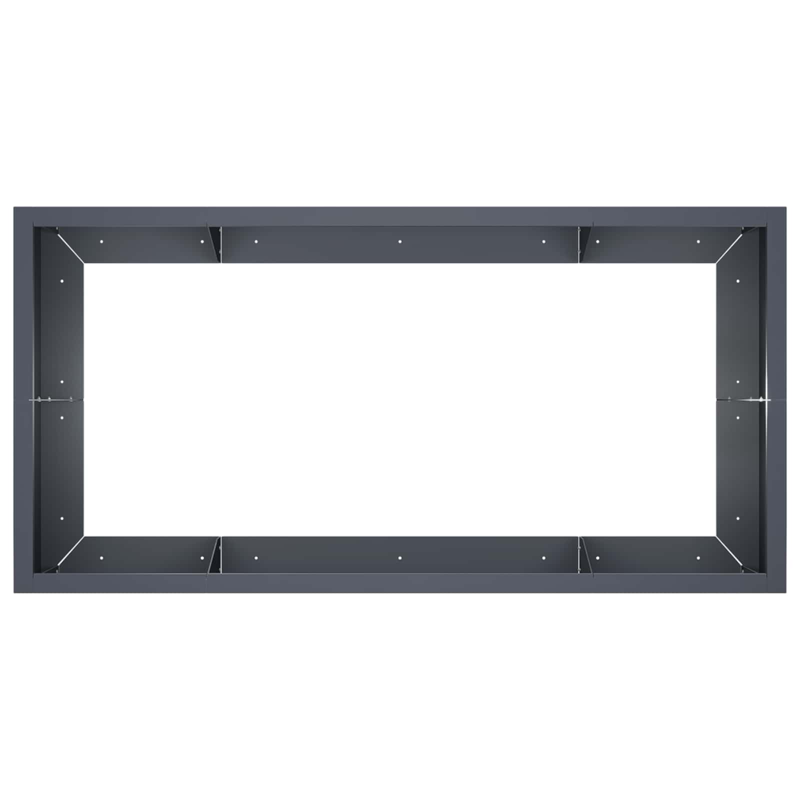 Zadrževanje stene 6 kos 200 x 100 x 30 cm Jeklo Antracit