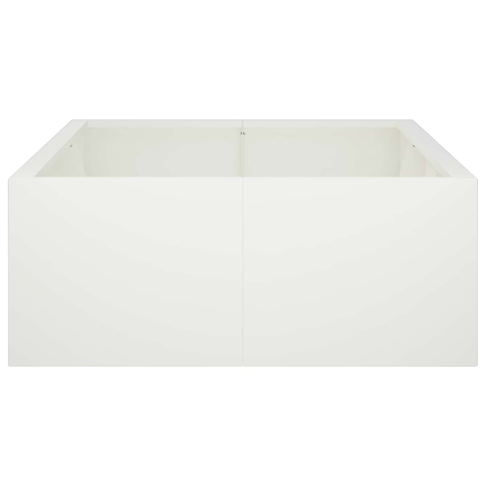 Zadrževanje stene 6 kos 200 x 100 x 40 cm Jeklo Bela