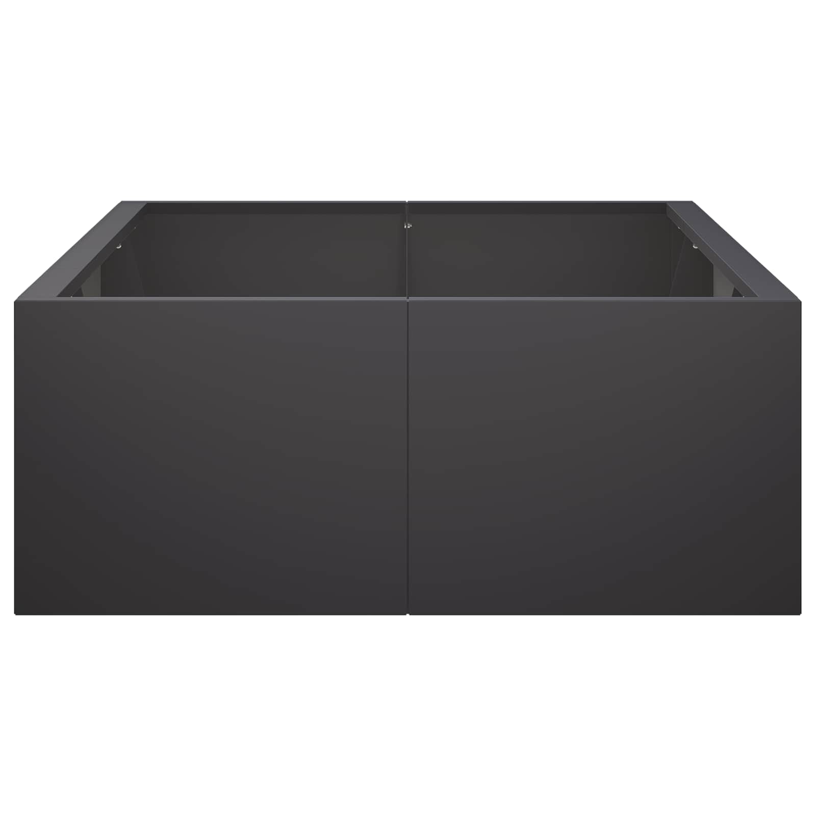 Zadrževanje stene 6 kos 200 x 100 x 50 cm Jeklo Črna