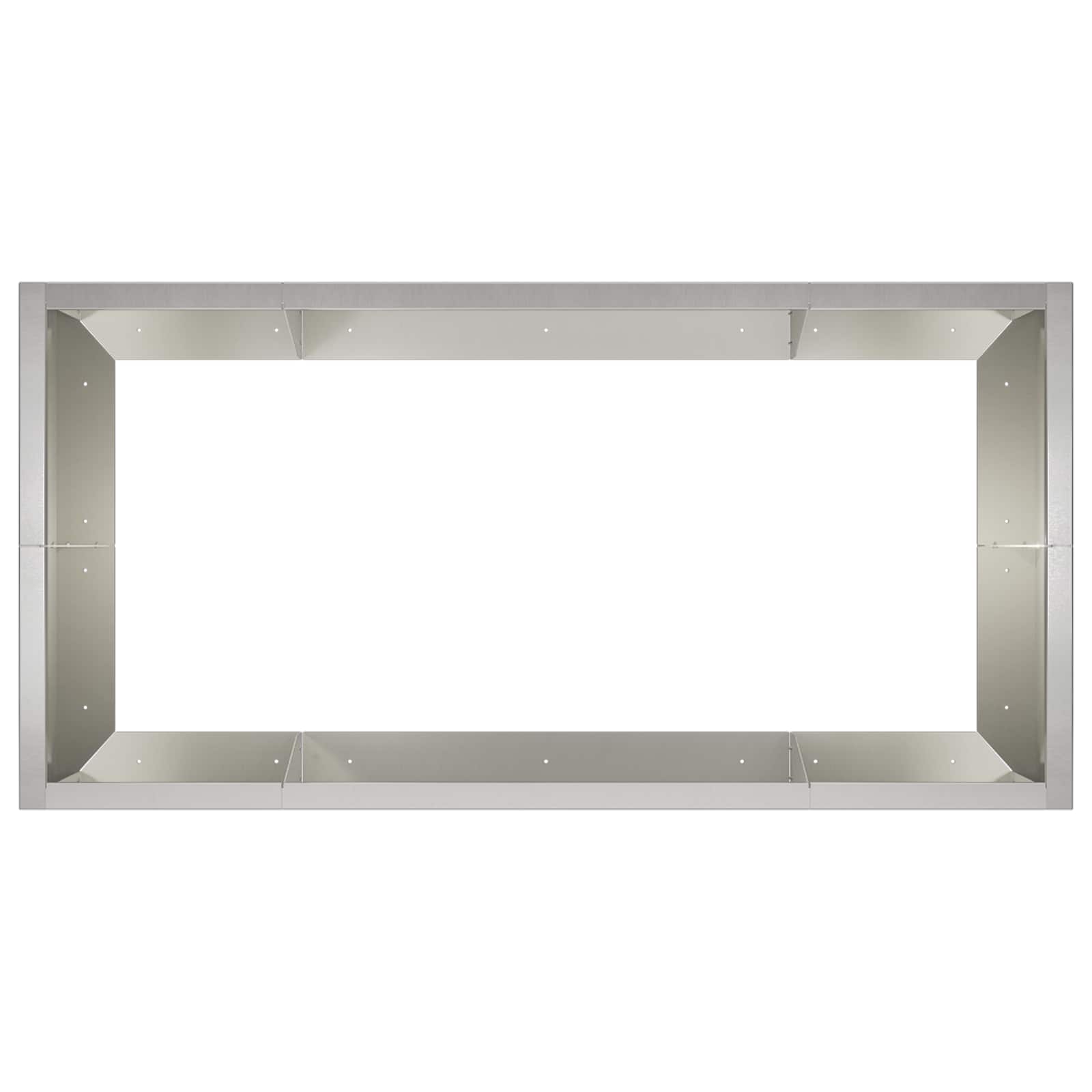 Zadrževanje stene 6 kos 200 x 100 x 50 cm Nerjaveče jeklo