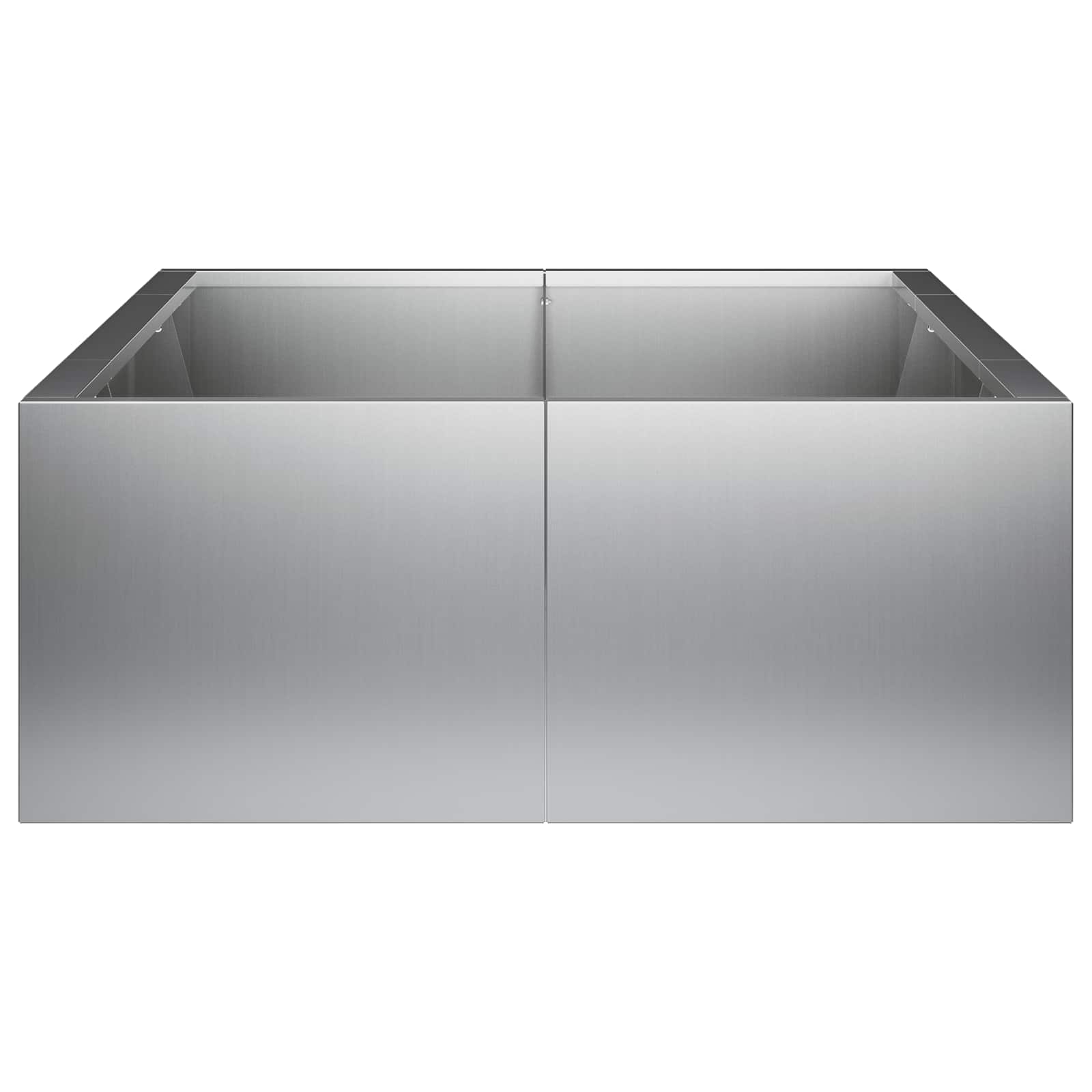 Zadrževanje stene 6 kos 200 x 100 x 50 cm Pocinkano jeklo