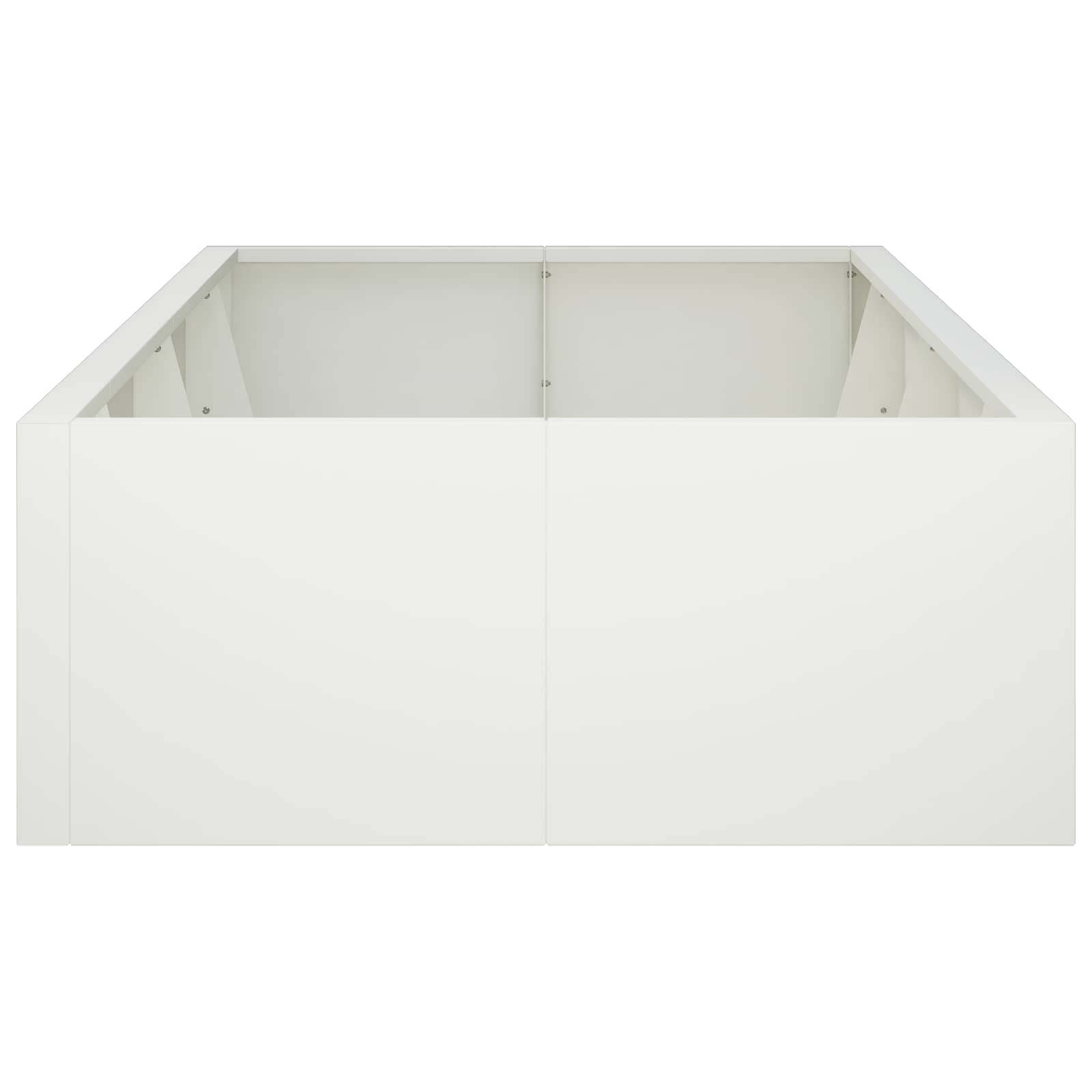 Zadrževanje stene 8 kos 300 x 100 x 30 cm Jeklo Bela