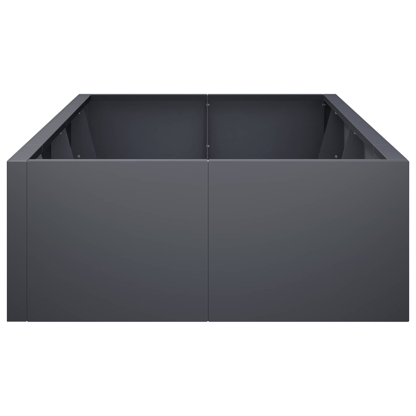 Zadrževanje stene 8 kos 300 x 100 x 30 cm Jeklo Antracit