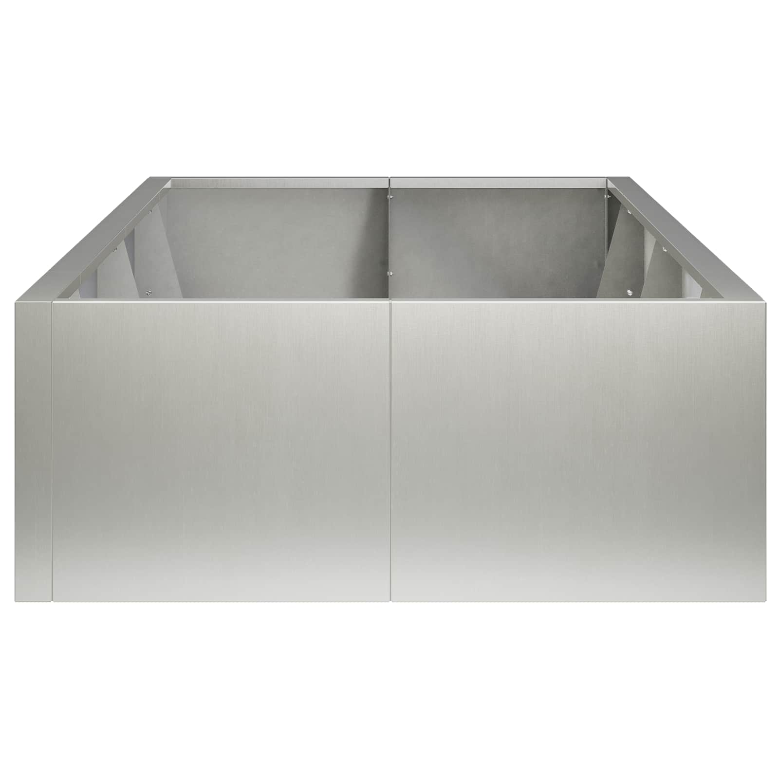 Zadrževanje stene 8 kos 300 x 100 x 30 cm Nerjaveče jeklo
