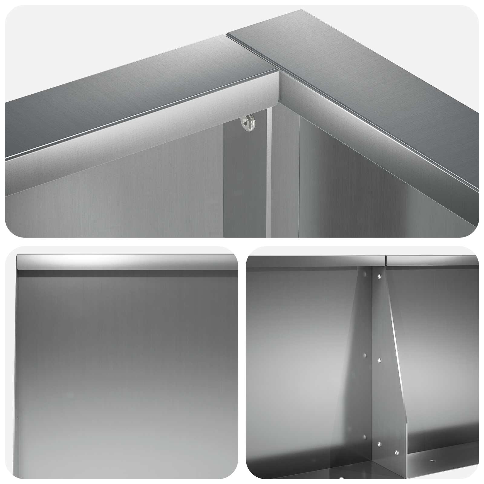 Zadrževanje stene 8 kos 300 x 100 x 30 cm Pocinkano jeklo