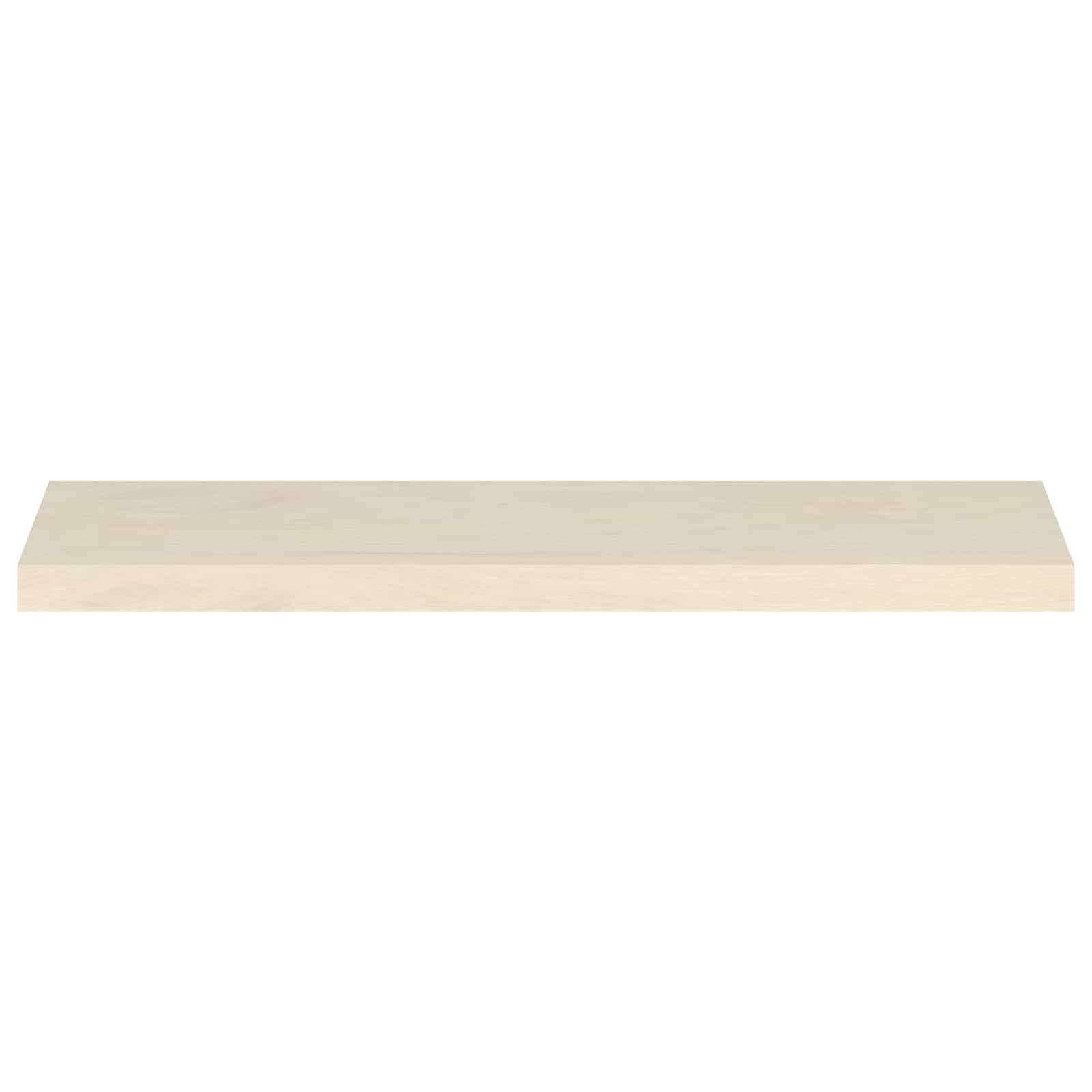 Trap Tread 2 st 100 x 25 x 2 cm Wit Massief Eikenhout image 3