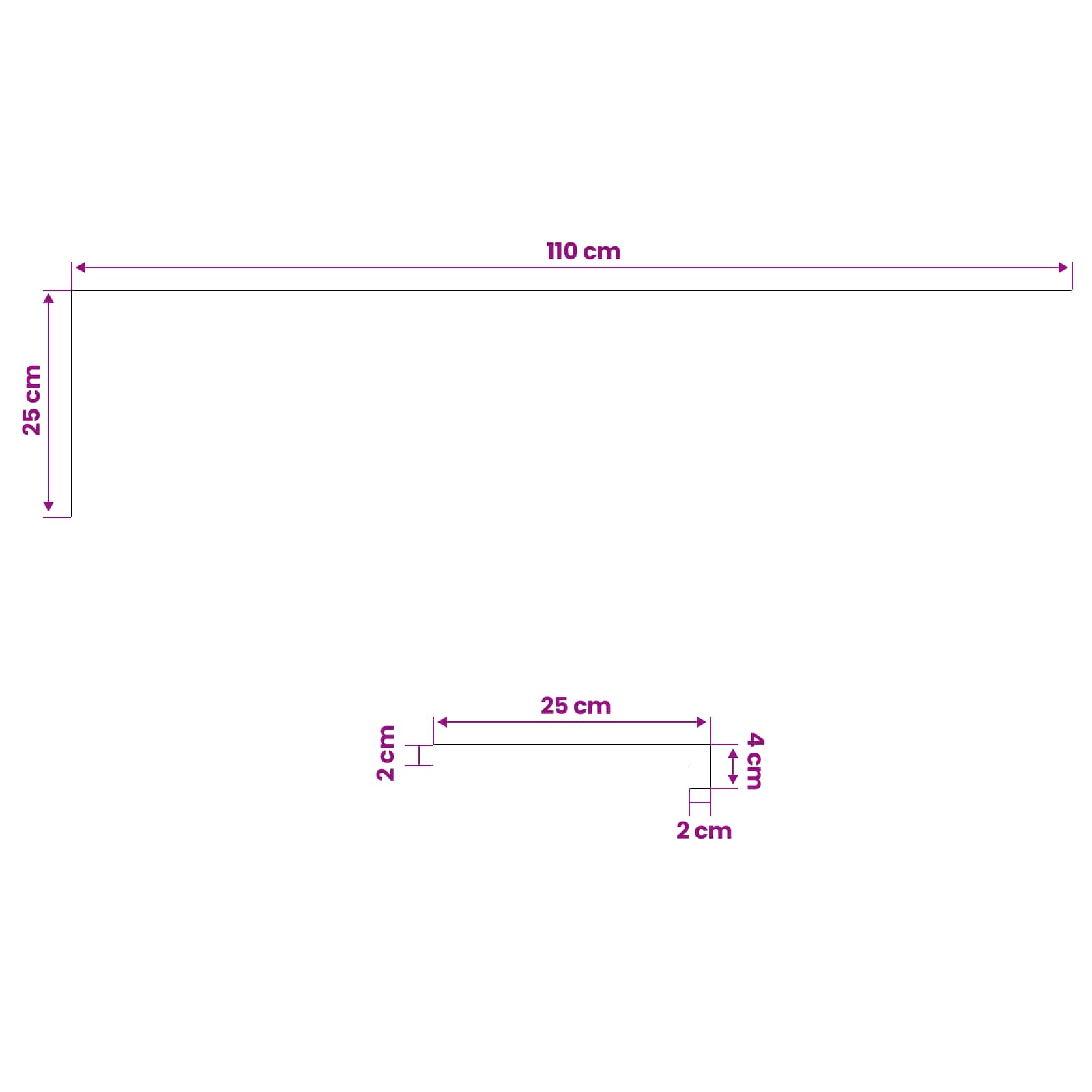 Trap Tread 2 st 110 x 25 x 2 cm Bruin Massief Eikenhout image 8