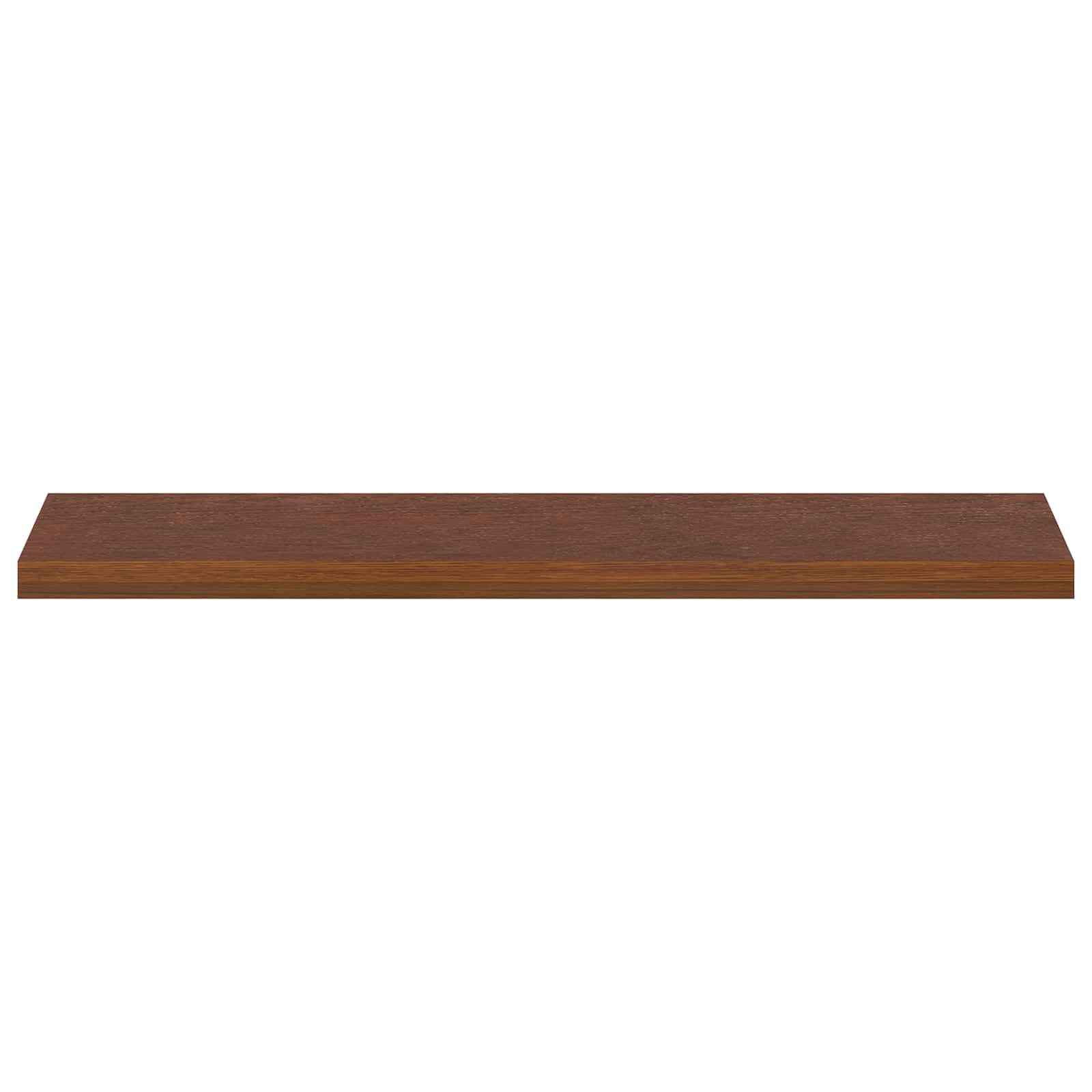 Trap Tread 4 st 120 x 30 x 2 cm Donkerbruin Massief Eikenhout image 3