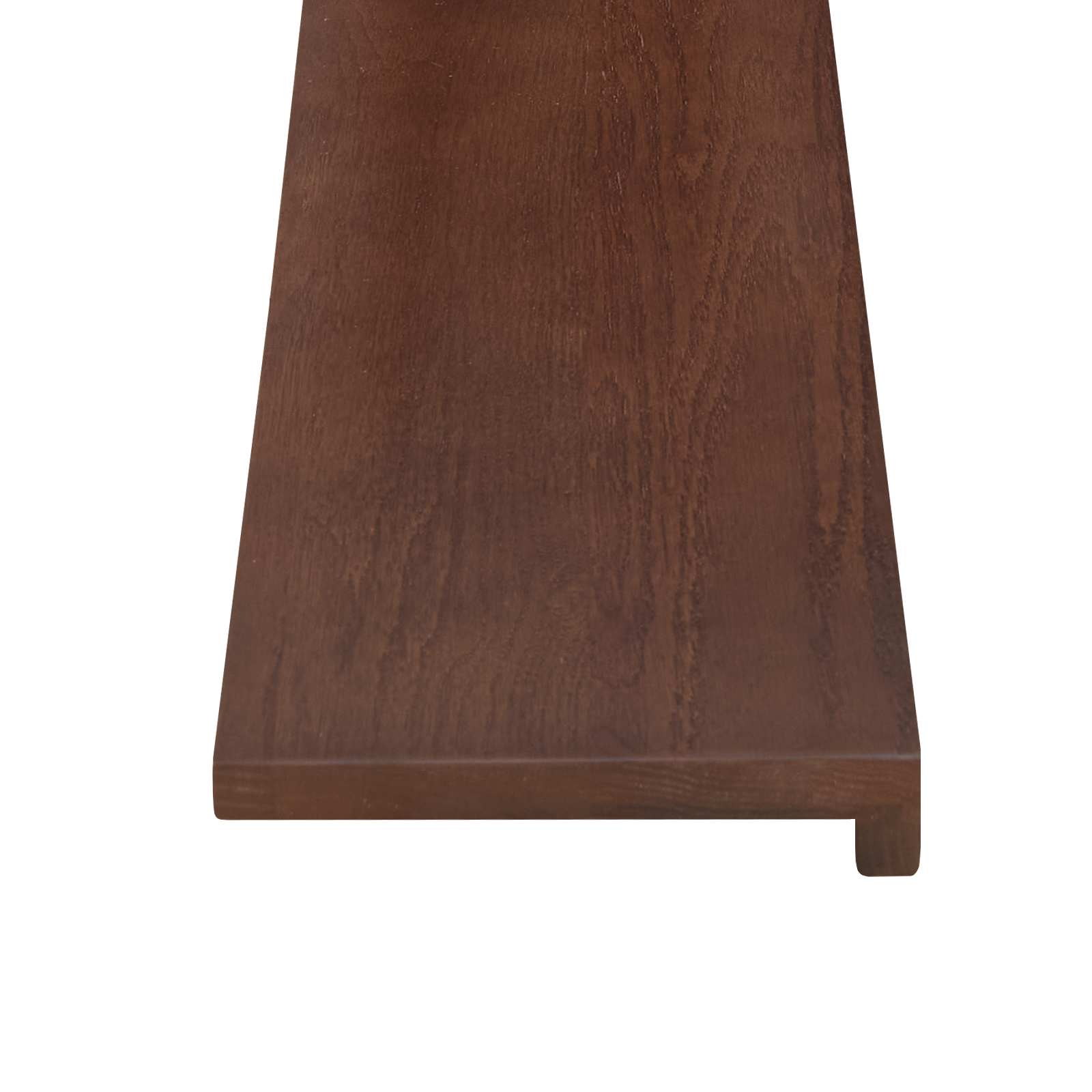 Trap Tread 8 st 90 x 25 x 2 cm Donkerbruin Massief Eikenhout image 4
