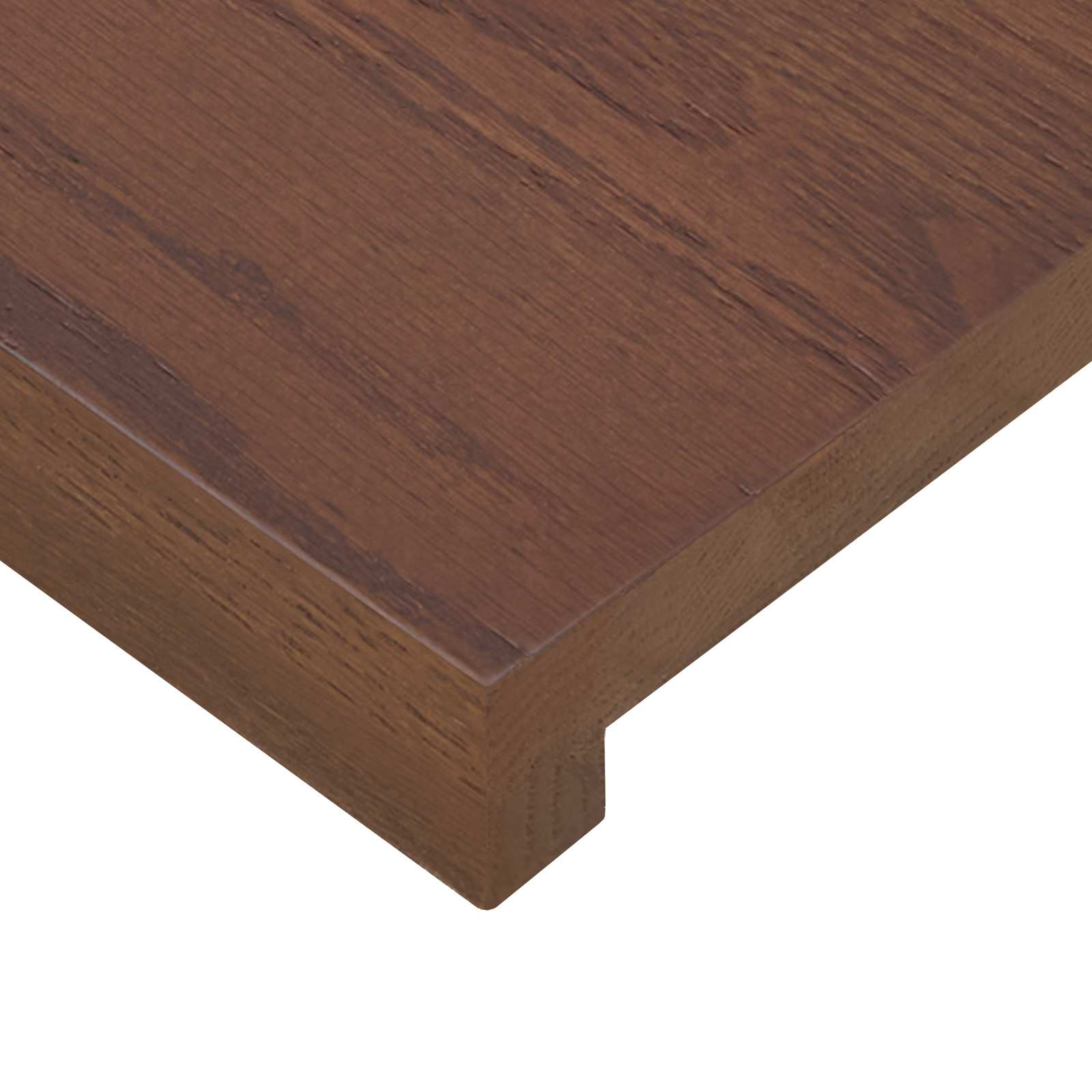 Trap Tread 8 st 90 x 30 x 2 cm Donkerbruin Massief Eikenhout image 6