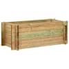 vidaXL Aia t&otilde;stetud k&ouml;&ouml;giviljapeenar Roheline 120 x 80 x 32 cm