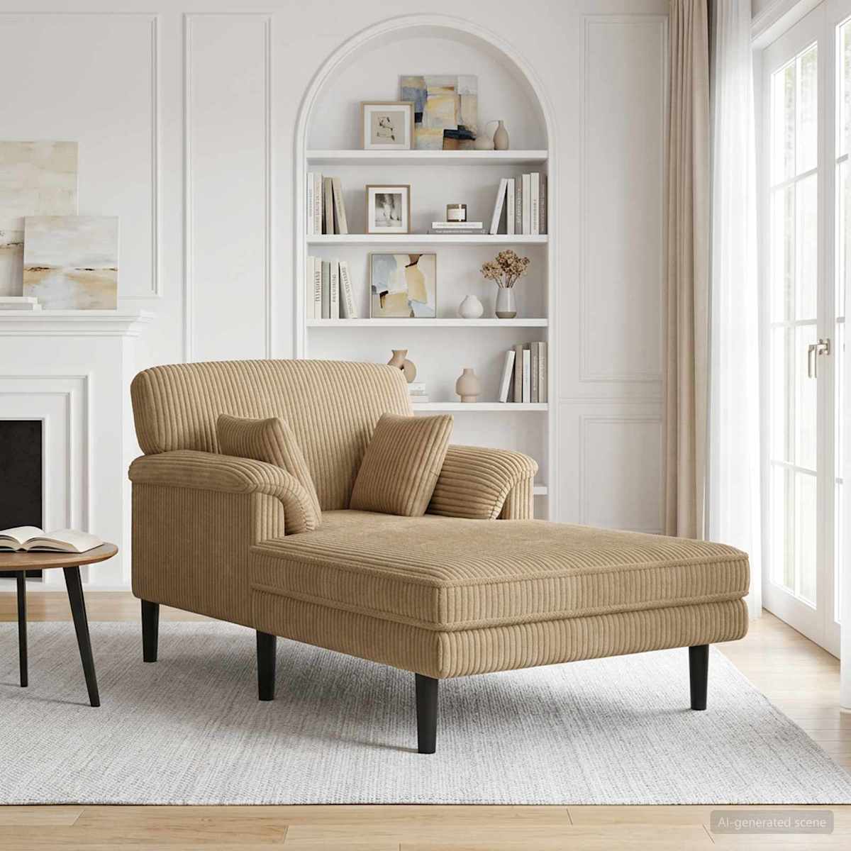 Chaiselong Corduroy stof
