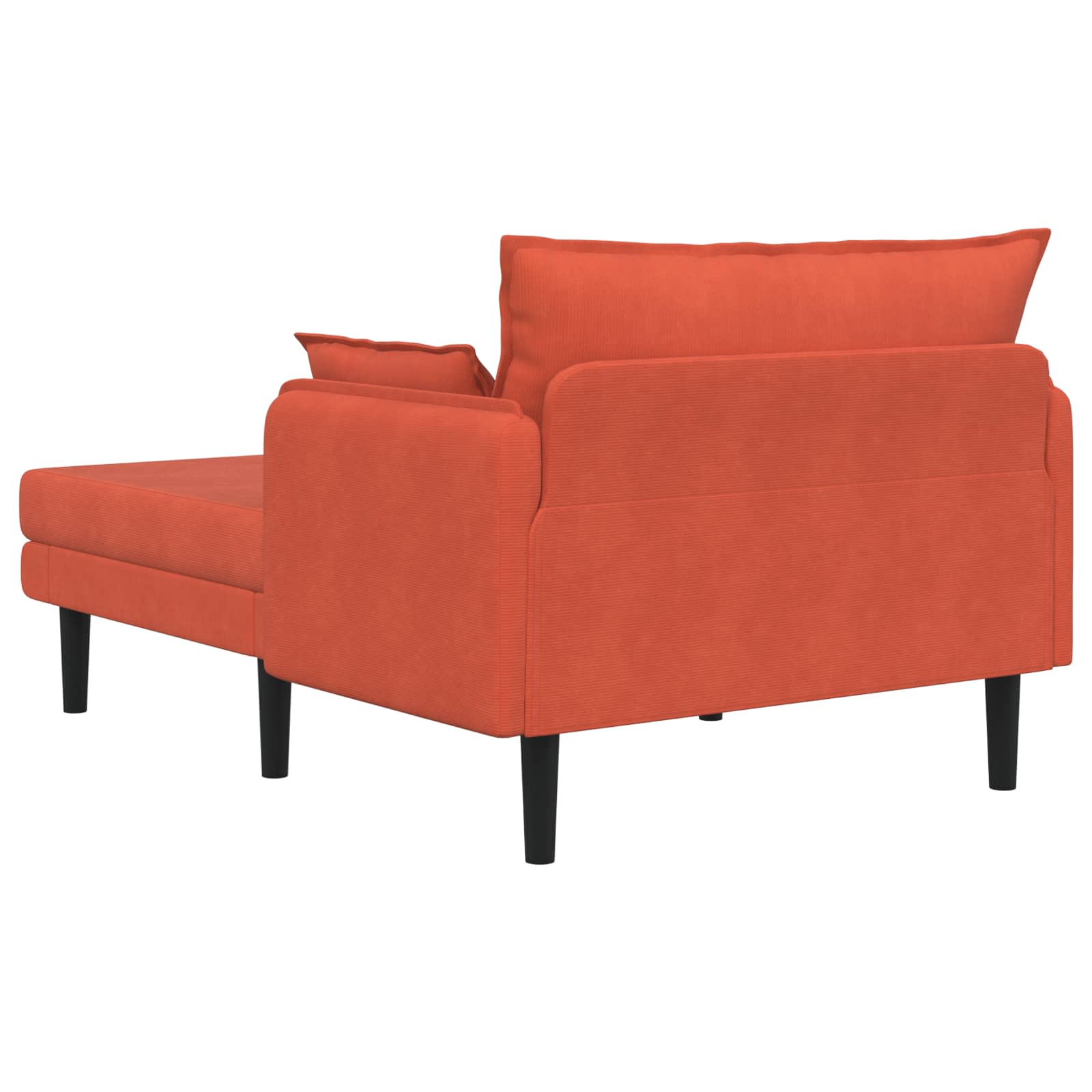 Grote chaise longue Rood-oranje Katoenen stof | luizaXL | Dé meubelwinkel voor elk interieur Grote chaise longue Rood-oranje Katoenen stof - Afbeelding 5