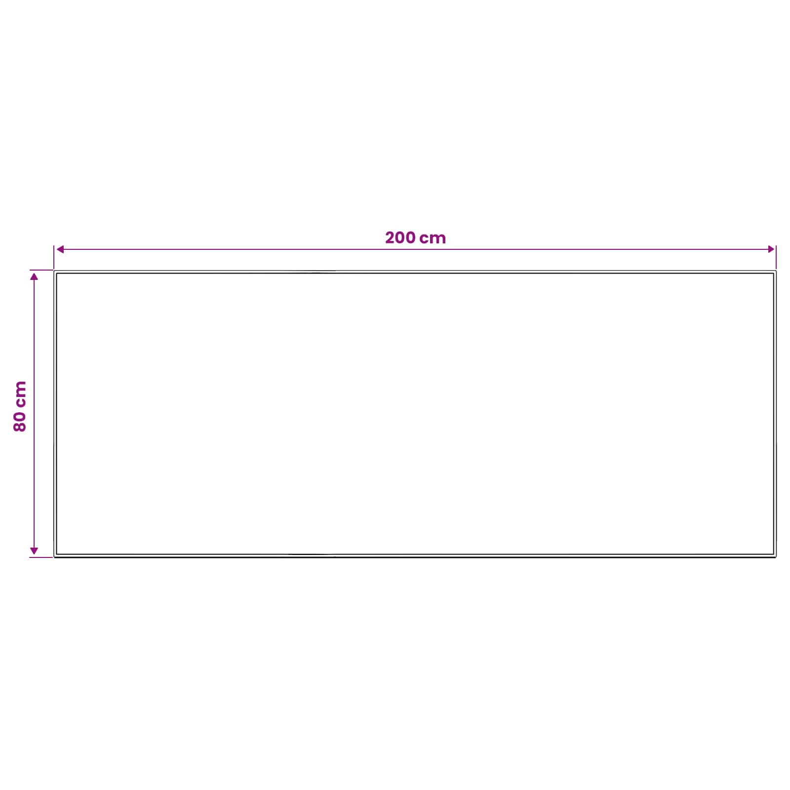 Vloerkleed ORIZ Meerkleurig 80 x 200 cm 100% polyester image 4