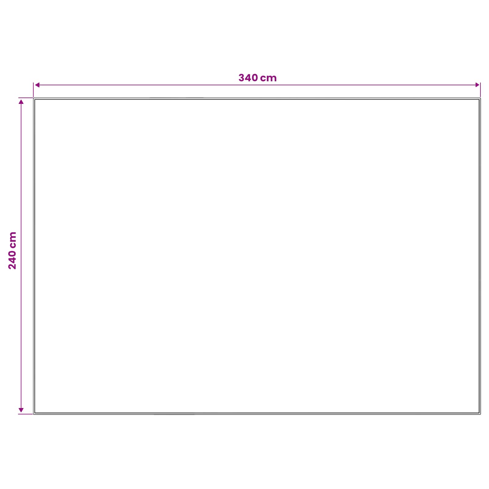 Preproga ORIZ Rjava 240 x 340 cm 100% poliester