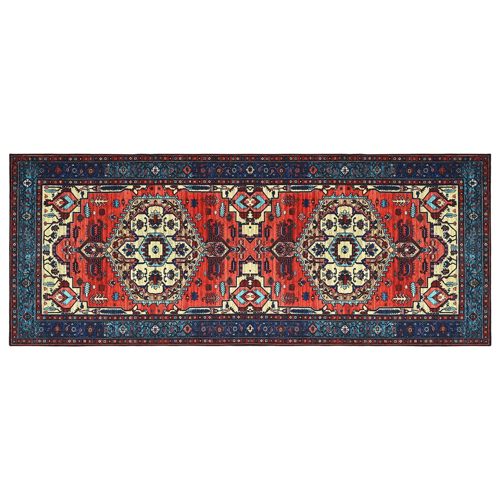 Vloerkleed ORIZ Rood 80 x 200 cm 100% polyester image 2