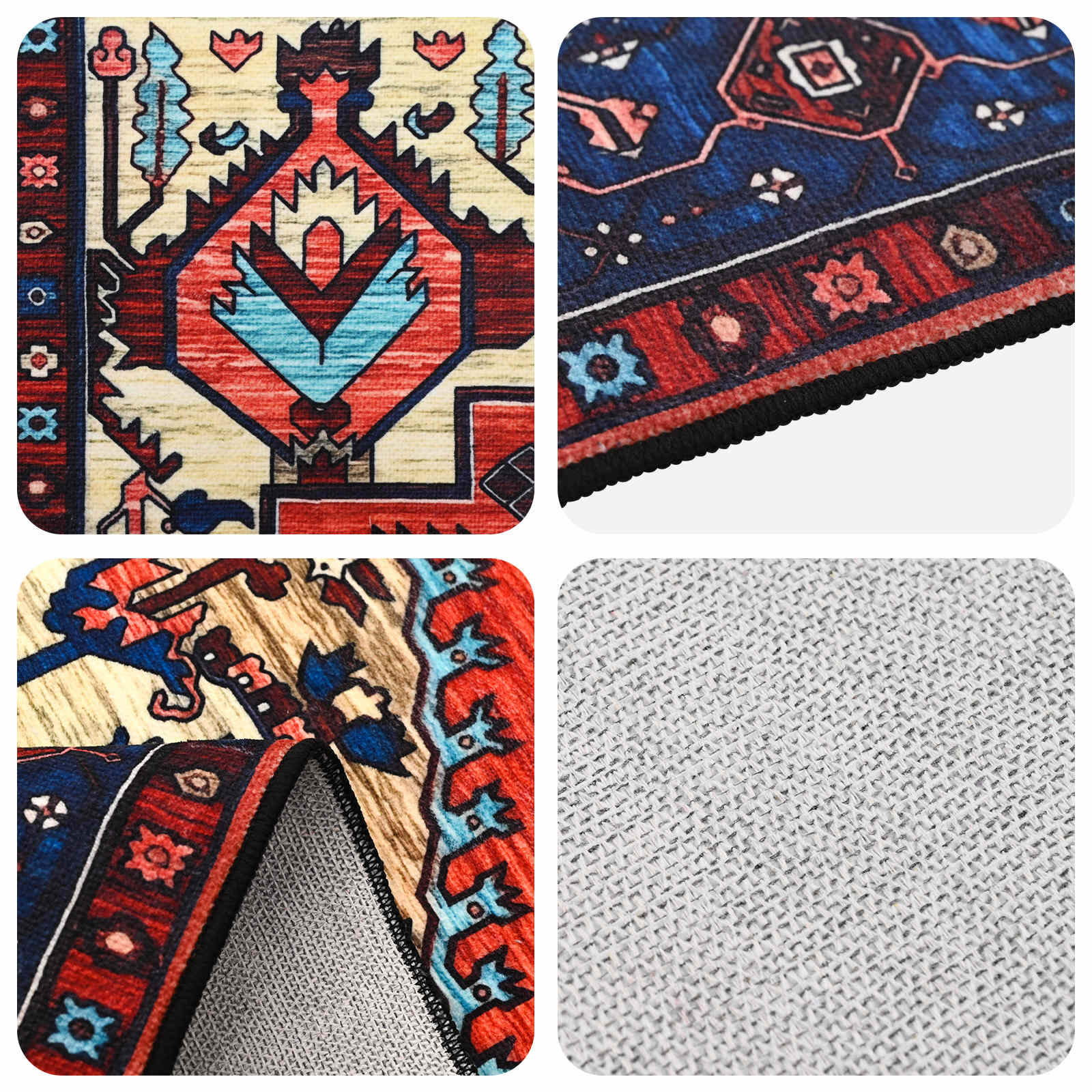 Vloerkleed ORIZ Rood 140 x 200 cm 100% polyester image 3