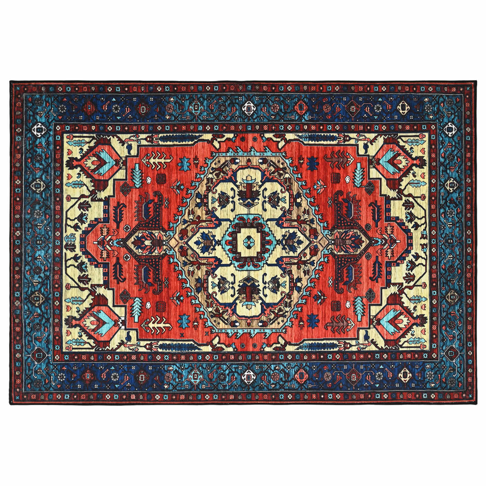 Vloerkleed ORIZ Rood 140 x 200 cm 100% polyester image 2