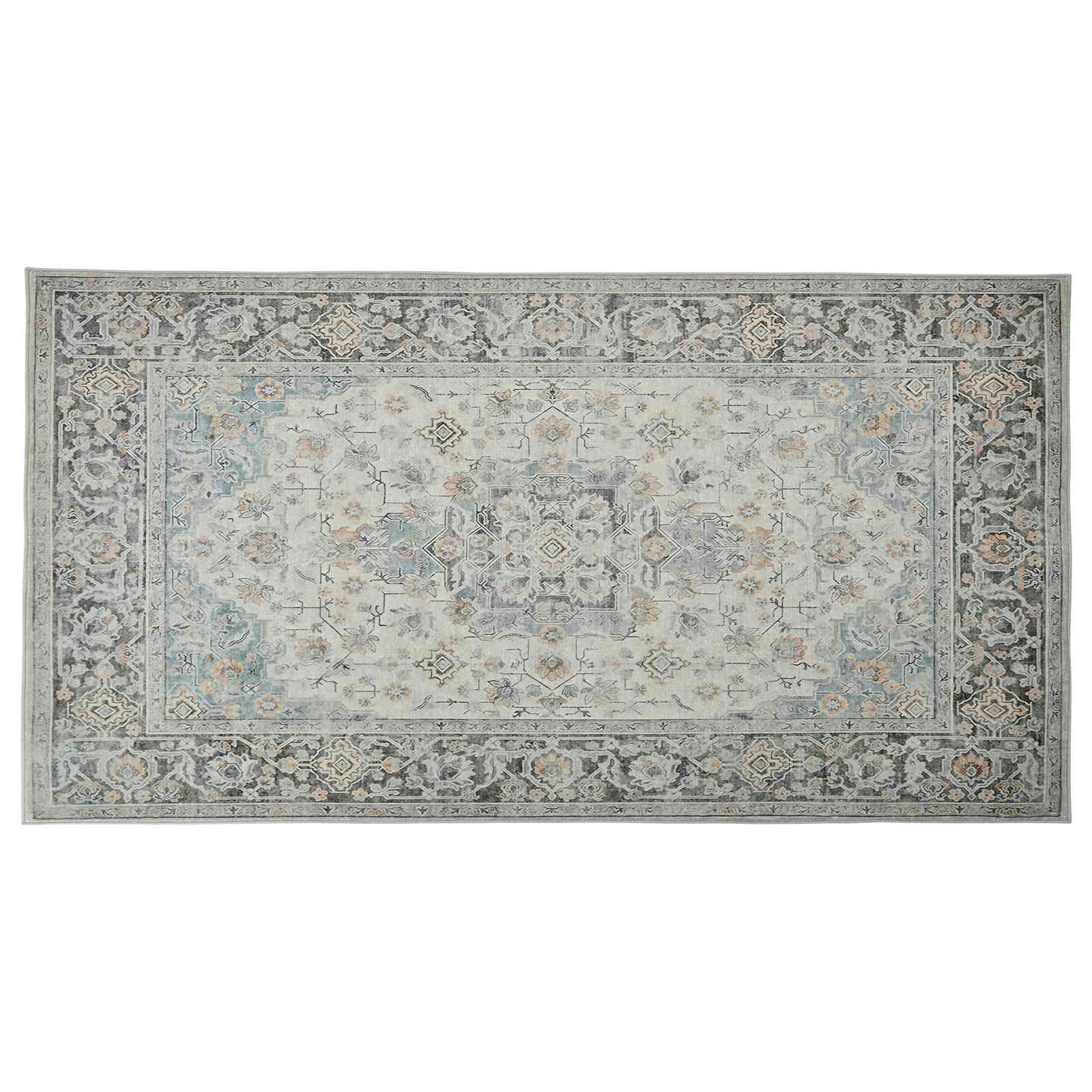 vidaXL Koberec ORIZ Krémová 80 x 150 cm 100% polyester