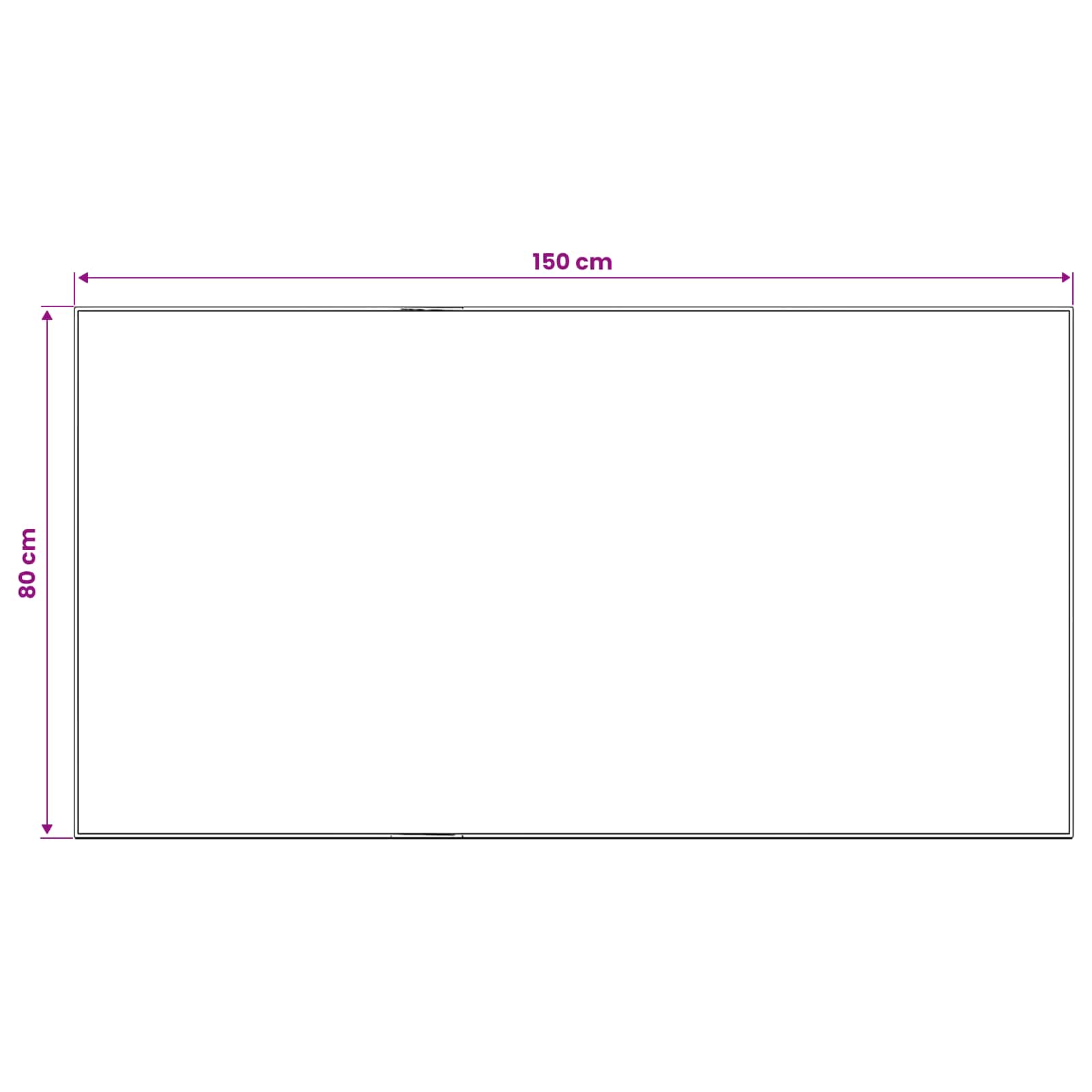 Preproga ORIZ Krem 80 x 150 cm 100% poliester