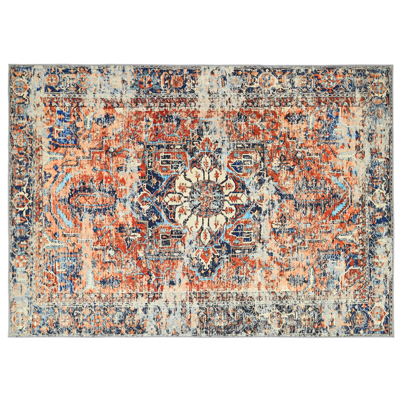 Vloerkleed ORIZ Oranje 140 x 200 cm 100% polyester image 2