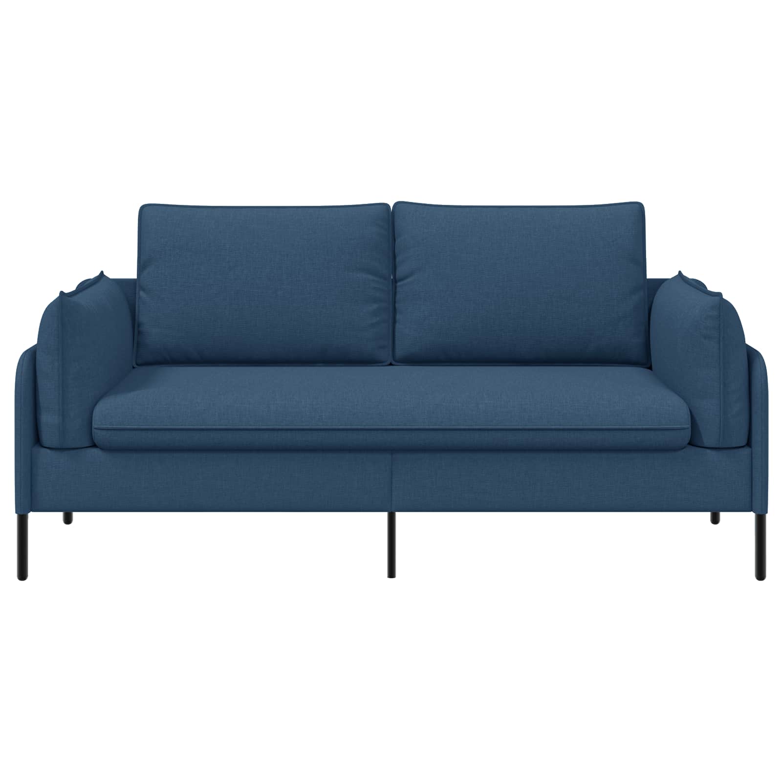 Kavč za 2 osebi Modra 188 x 81 x 89 cm Blago