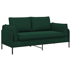 vidaXL 2-kohaline diivan 2-kohaline Tumeroheline 188 x 81 x 89 cm