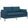 vidaXL 2-kohaline diivan 2-kohaline Sinine 188 x 81 x 89 cm Samet