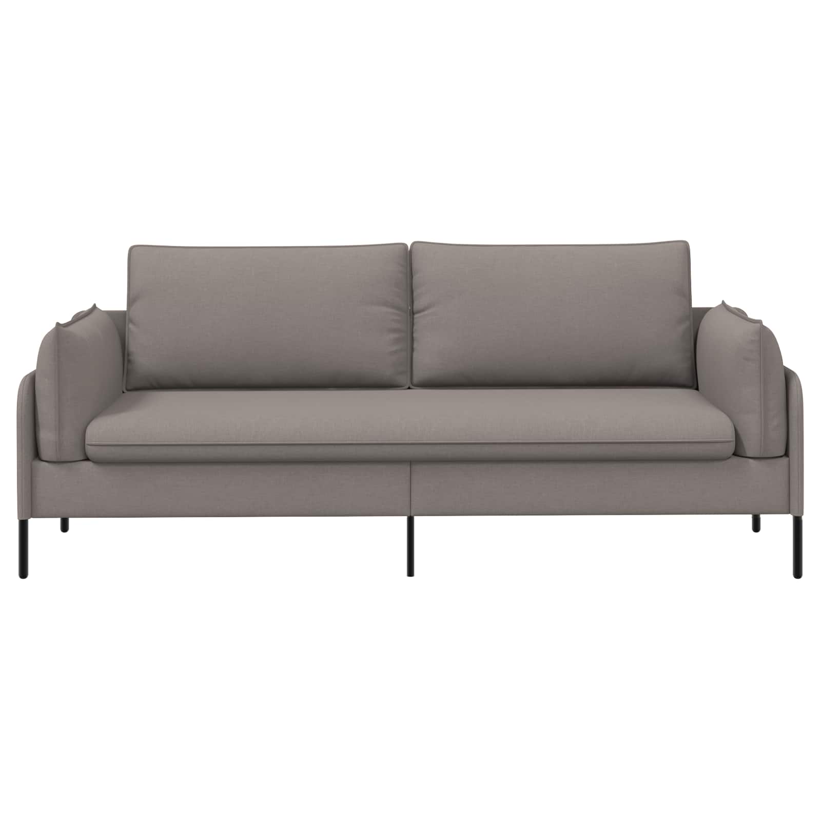 3-sedežna sedežna Taupe 222 x 81 x 89 cm Blago