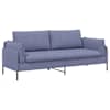 vidaXL 3-kohaline diivan Jeans sinine 222 x 81 x 89 cm kangas
