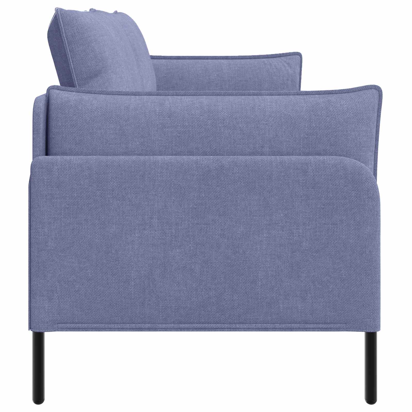 3-sedežna sedežna Jeans modra 222 x 81 x 89 cm Blago