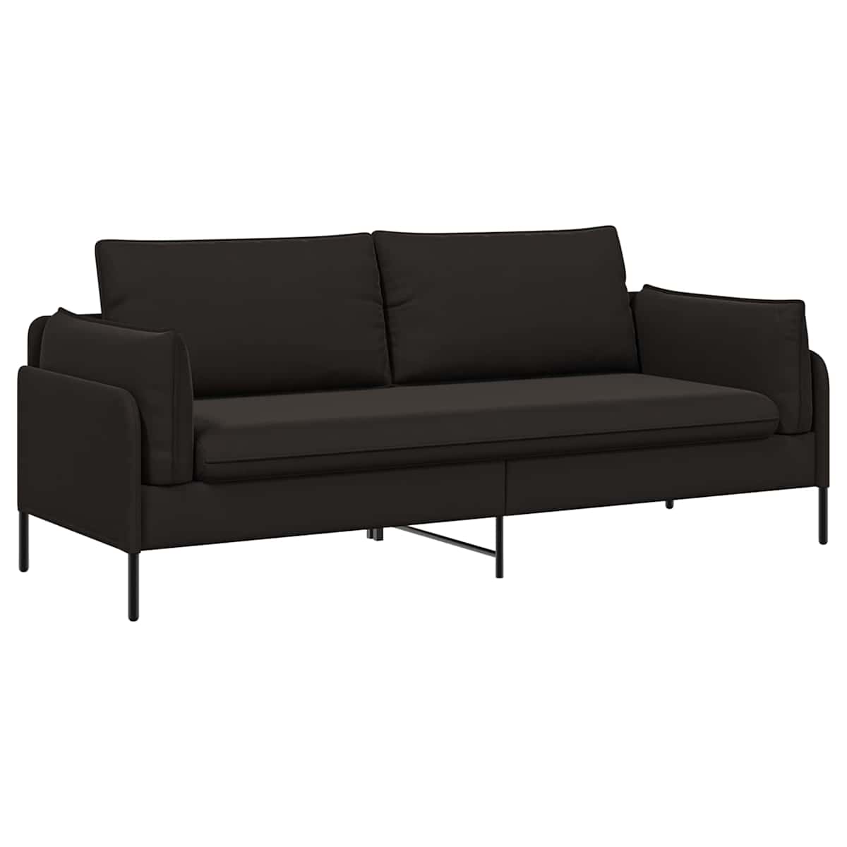 3-personers sofa 222 x 81 x 89 cm Fløjl - Billede 2
