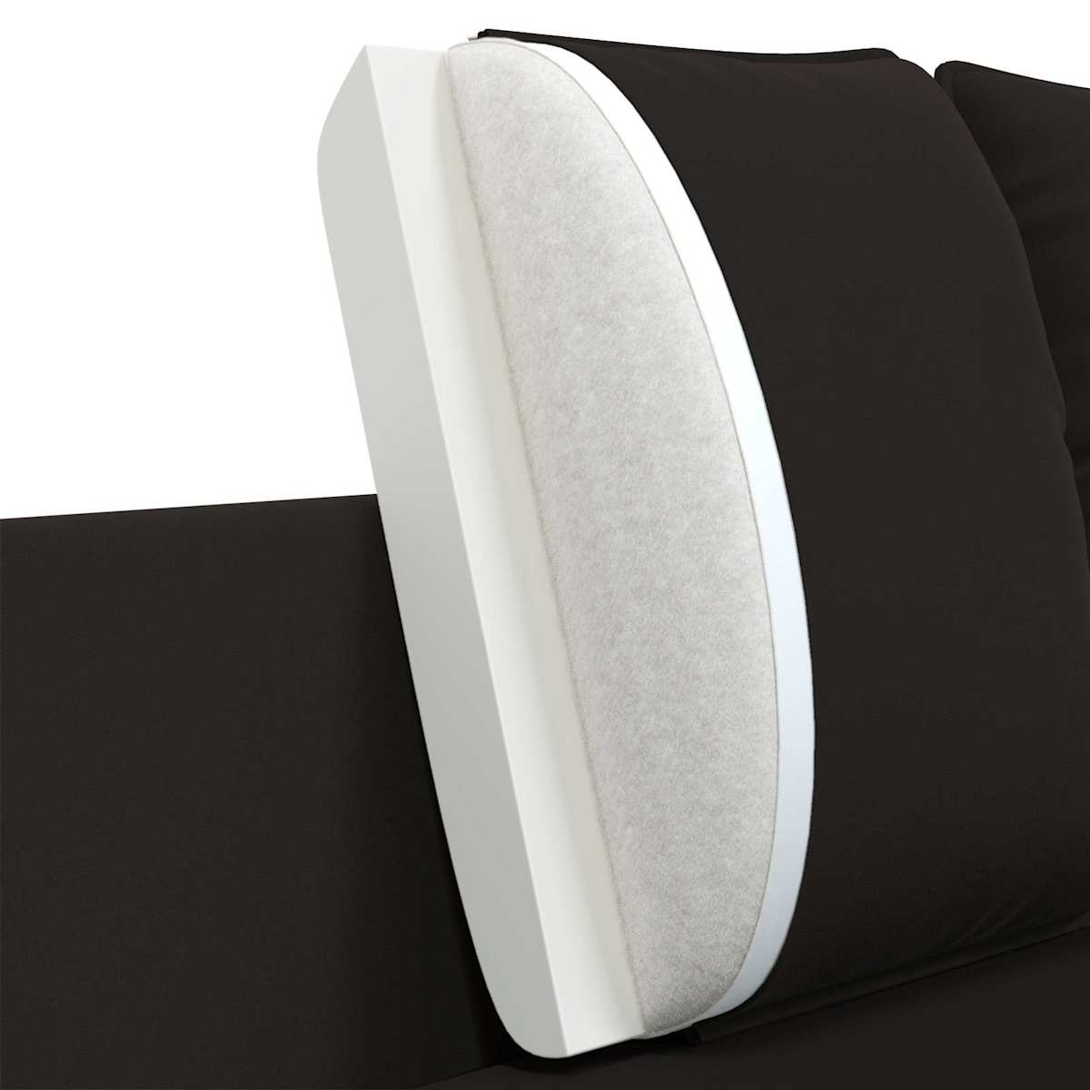 3-personers sofa 222 x 81 x 89 cm Fløjl - Billede 8