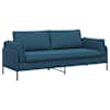 vidaXL 3-kohaline diivan 3-kohaline Sinine 222 x 81 x 89 cm Samet