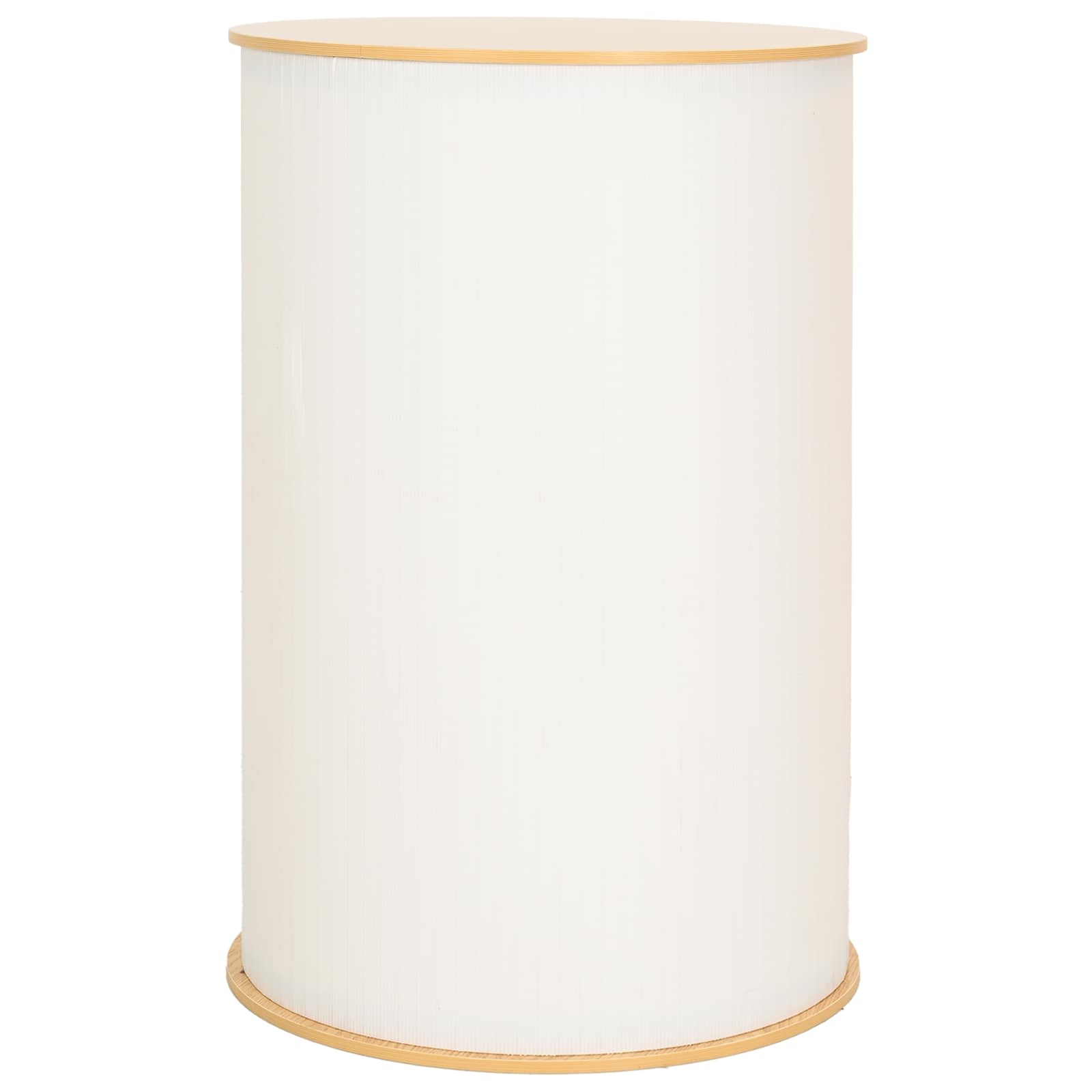 vidaXL Promo stolek Světle hnědá a bílá Ø 60 x 93 cm