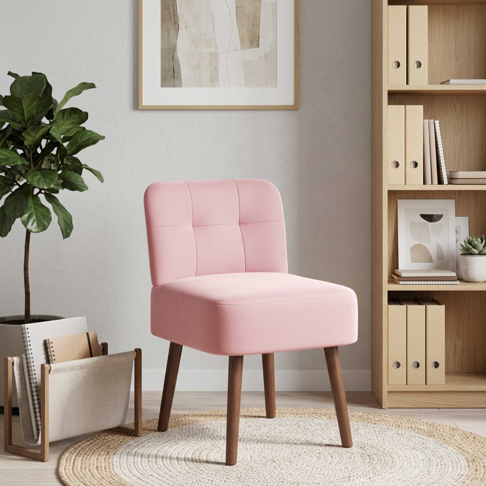 vidaXL Schlafsessel Rosa Samt