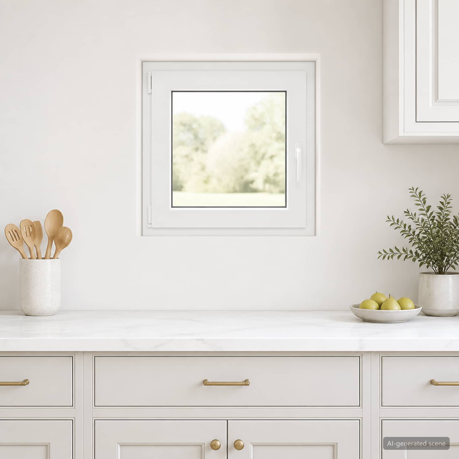 Прозорец за мазе RISOR 60 x 55 cm PVC и стъкло