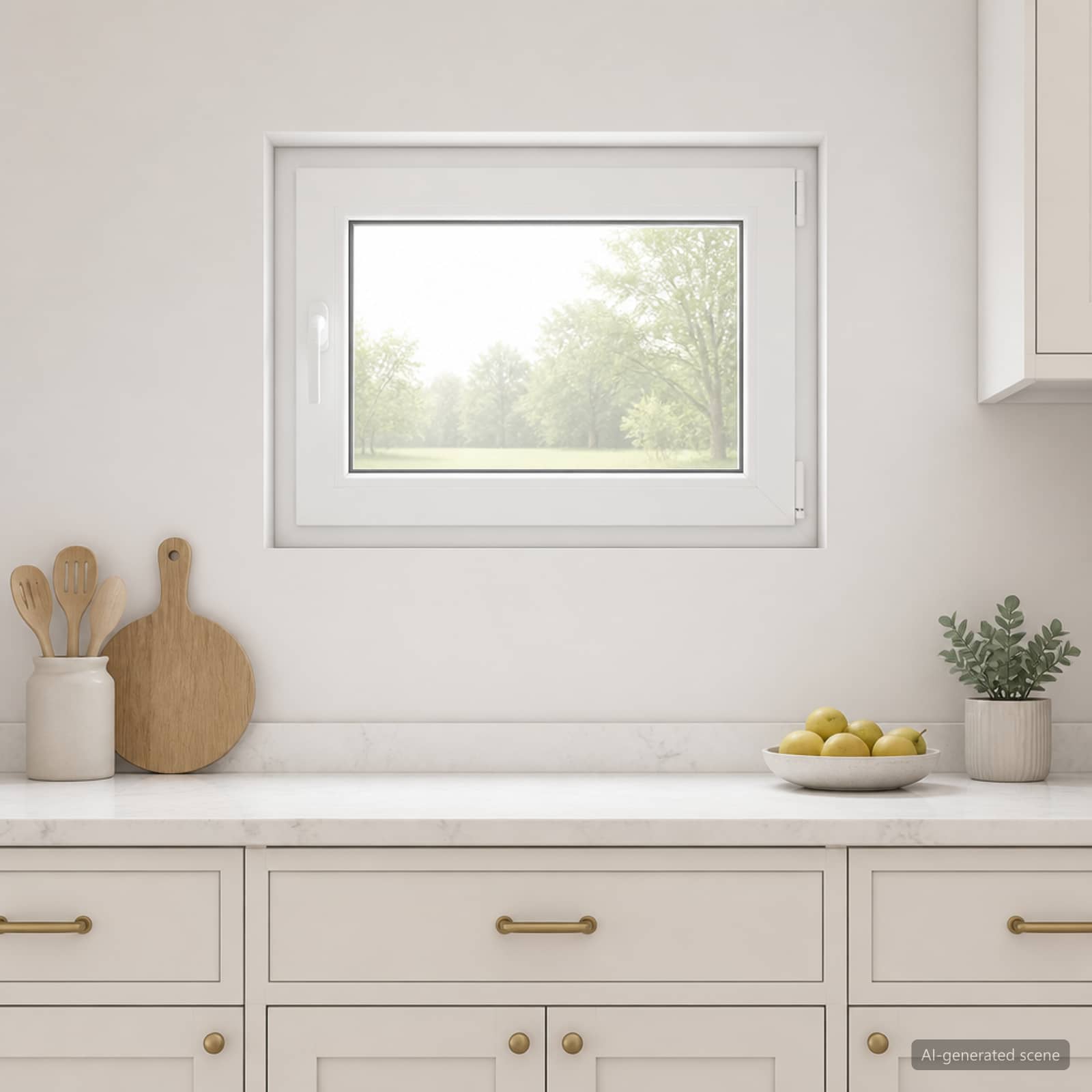 Прозорец за мазе RISOR 50 x 55 см PVC и стъкло