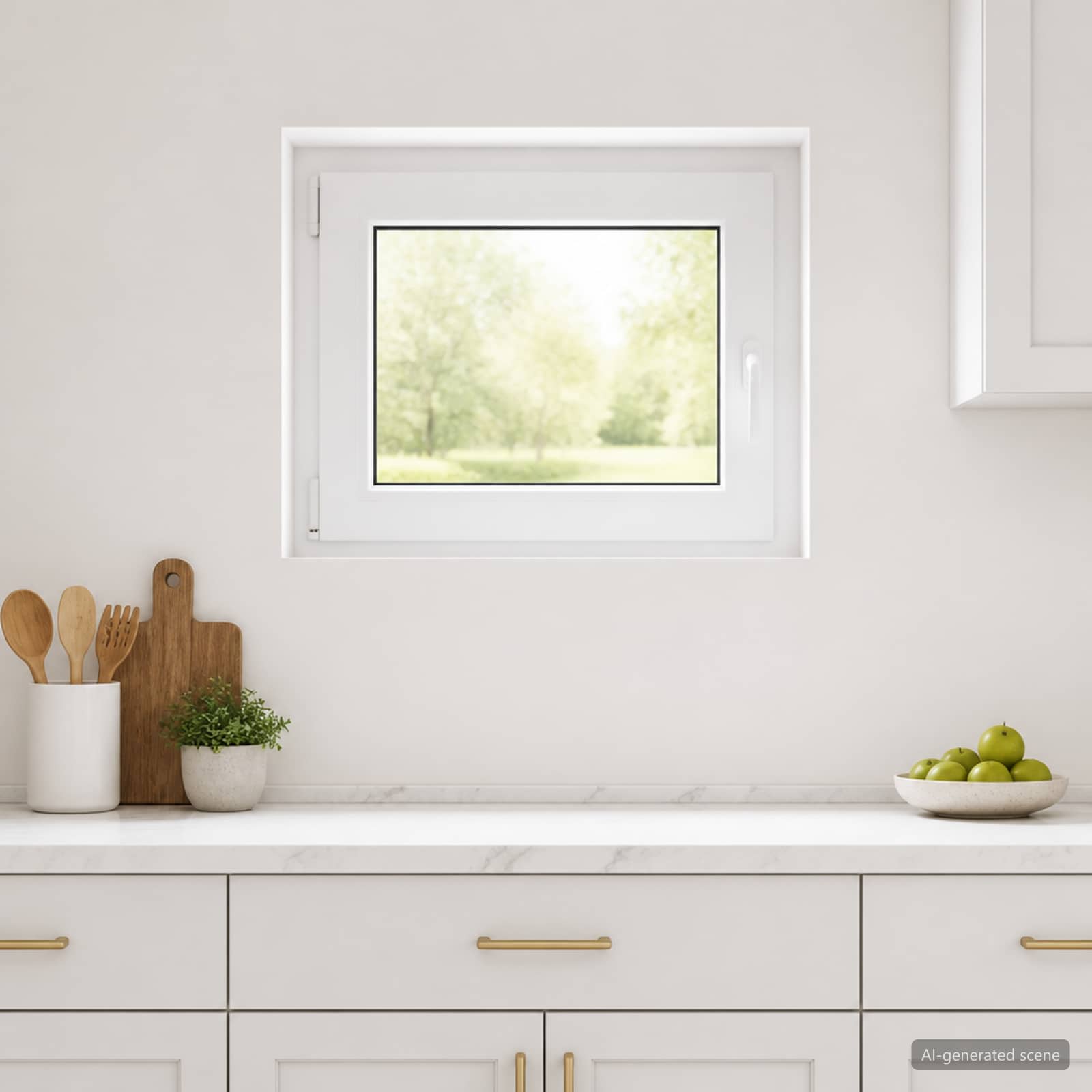 Прозорец за мазе RISOR 70 x 60 cm PVC и стъкло