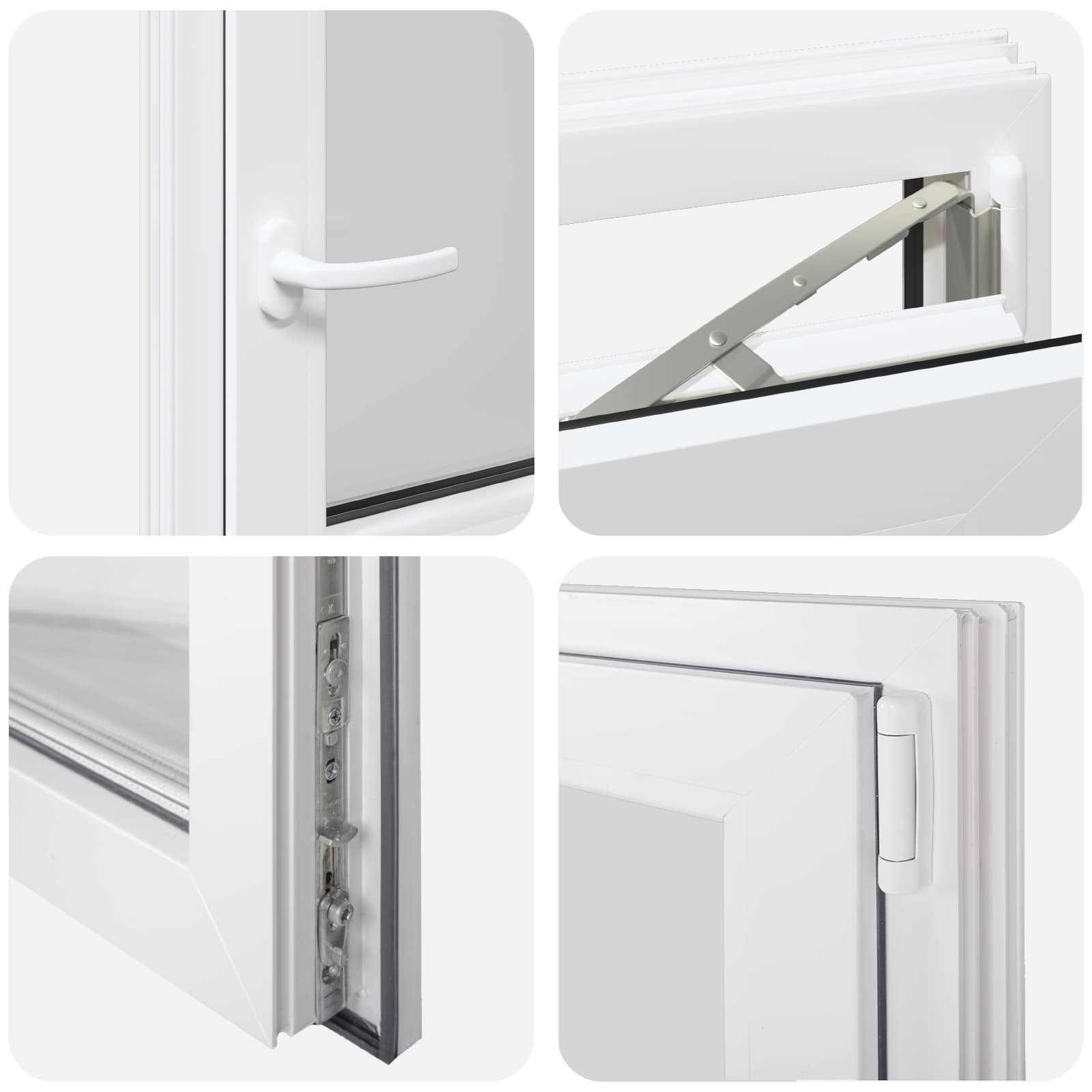 Прозорец за мазе RISOR 50 x 55 см PVC и стъкло — изображение 4
