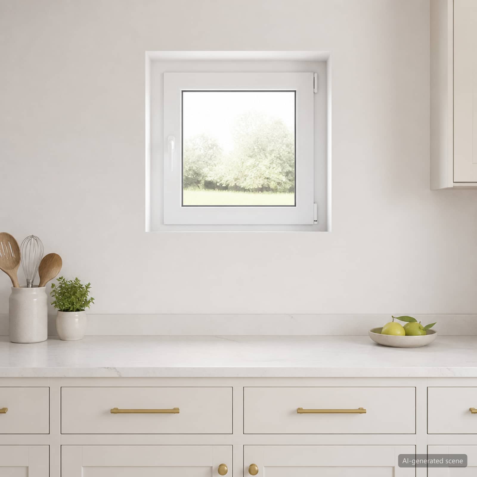 Прозорец за мазе RISOR 55 x 55 см PVC и стъкло